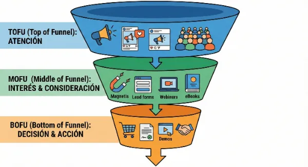 Embudo de ventas o de conversión
