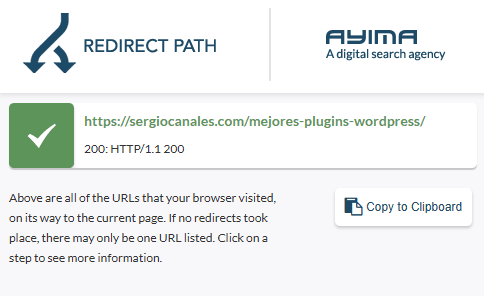 Extensión Redirect Path