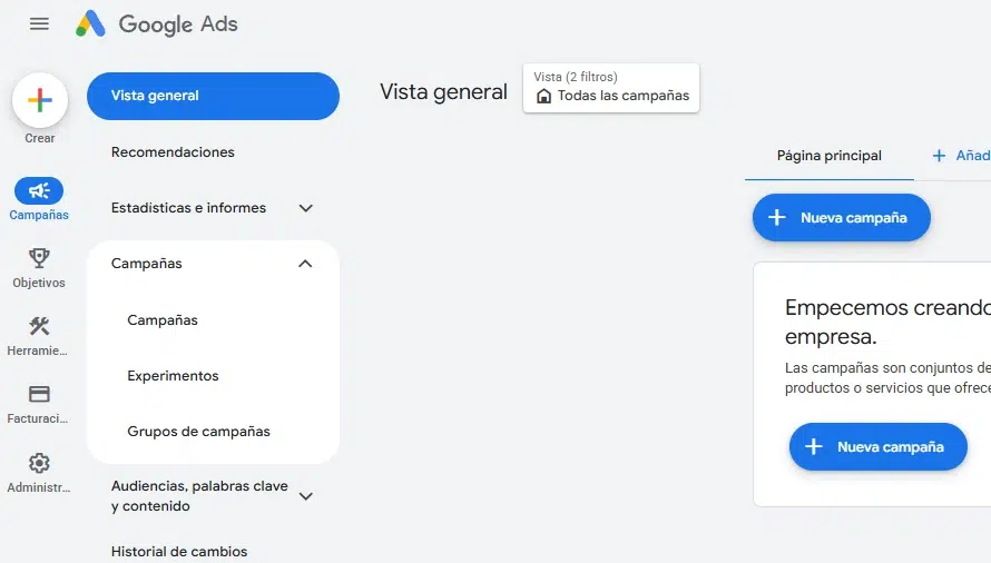 como configurar Google Ads