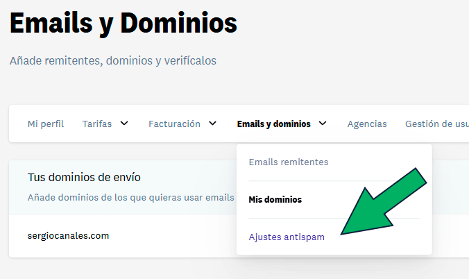 como configurar acumbamail