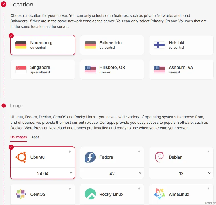 como contratar un servidor vps en hetzner