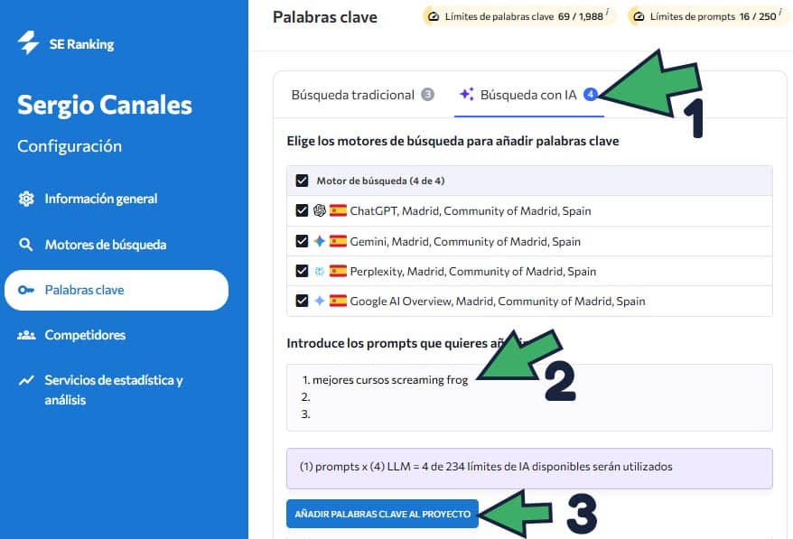 cómo sé si mi web aparece en la IA