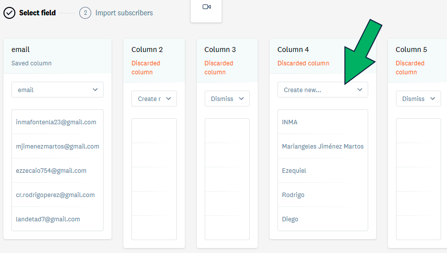 como traer contactos de mailchimp a otra newsletter