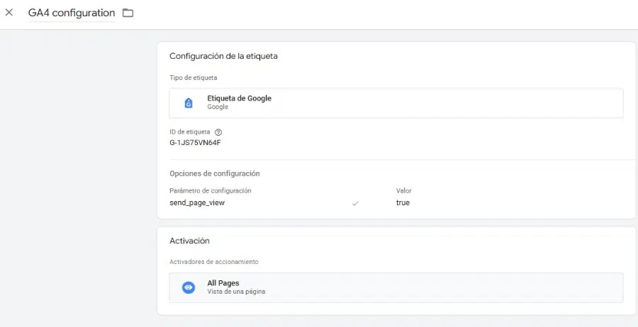 configurar GA4 con GTM