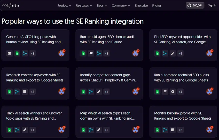 crear automatizaciones con se ranking