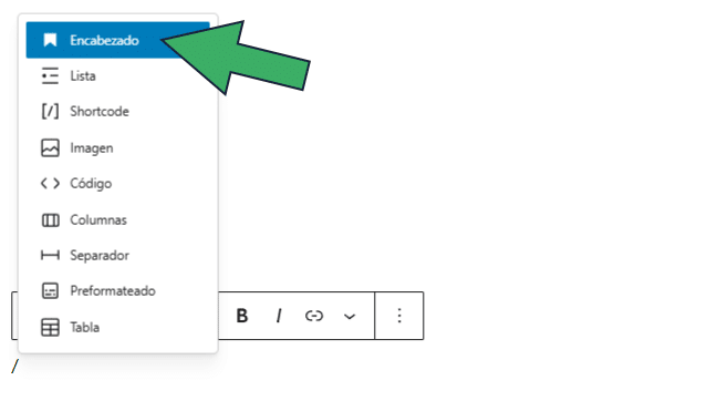 crear encabezado en Wordpress