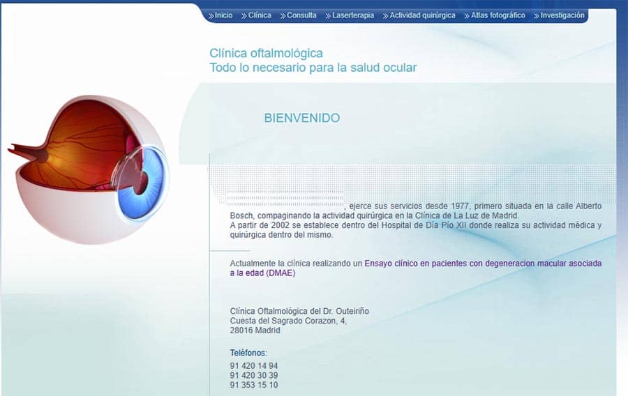 ejemplo de seo para clinicas mal hecho