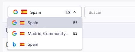 herramienta de seguimiento de la posición en Google