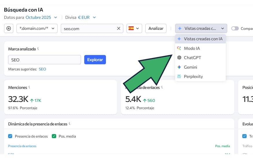 herramienta seo para posicionar en inteligencia artificial