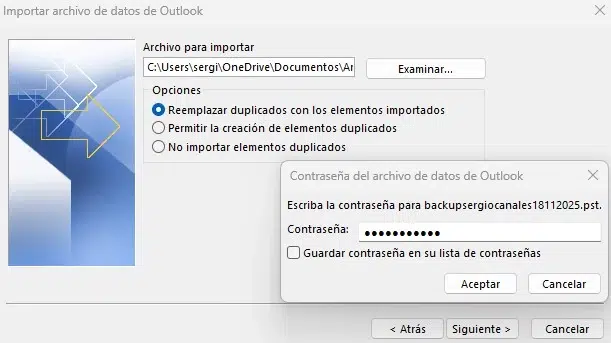 importar correo de empresa