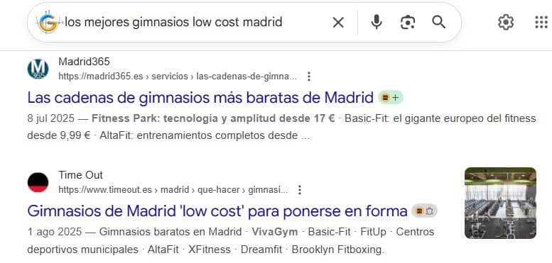 link building para gimnasios