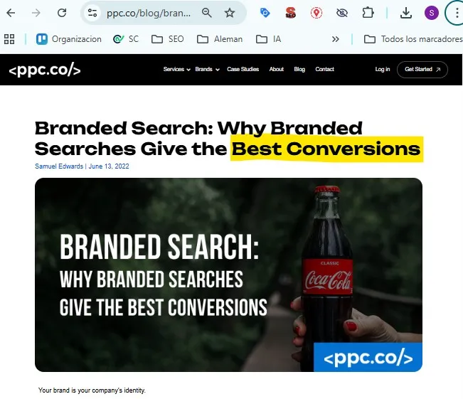 por qué trabajar las intenciones de busqueda de marca