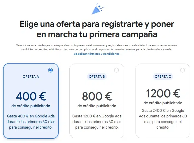 promocion Google Ads