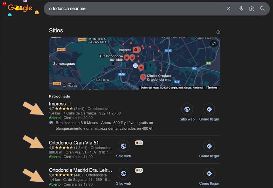 seo local para clínicas dentales