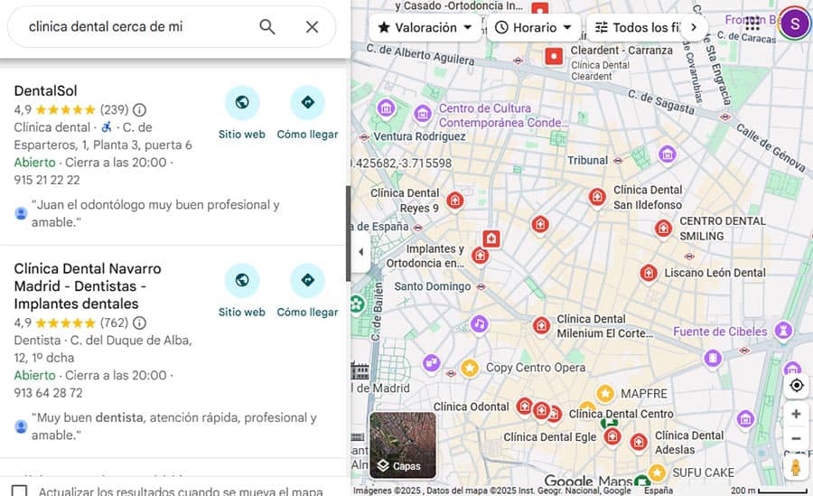 seo local para dentistas
