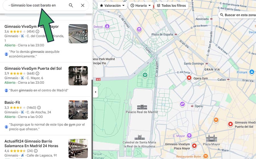 seo local para gimnasios