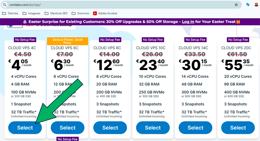 servidor VPS para n8n
